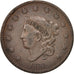 Stati Uniti, Coronet Cent, Cent, 1835, U.S. Mint, Philadelphia, BB, Rame, KM:45