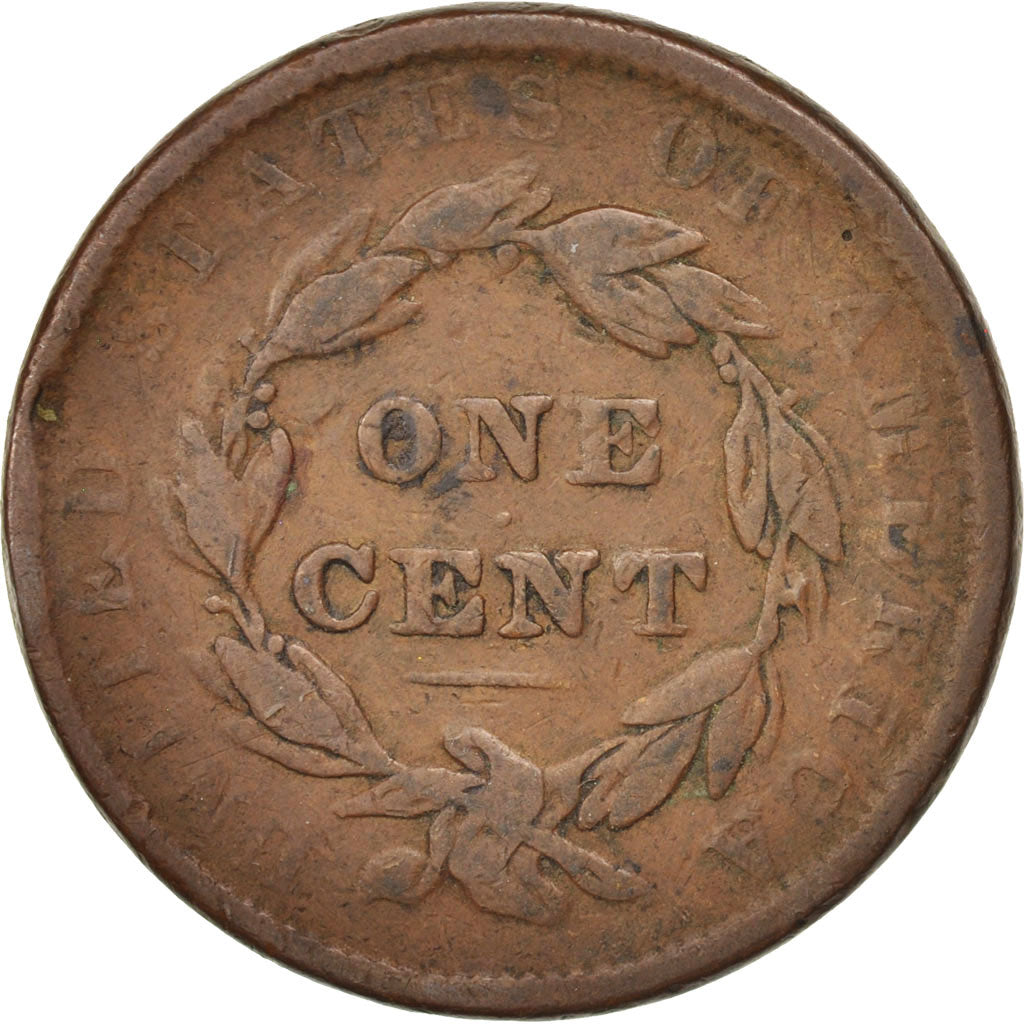 Stati Uniti, Coronet Cent, Cent, 1838, U.S. Mint, Philadelphia, MB, Rame, KM:45