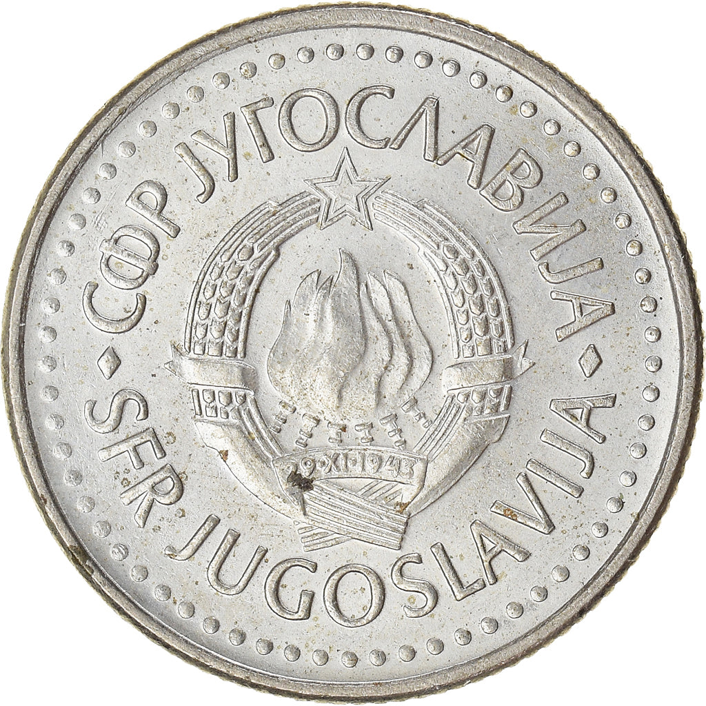 Coin, Yugoslavia, 10 Dinara, 1986