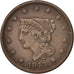 Moneta, Stati Uniti, Braided Hair Cent, Cent, 1843, U.S. Mint, Philadelphia, BB
