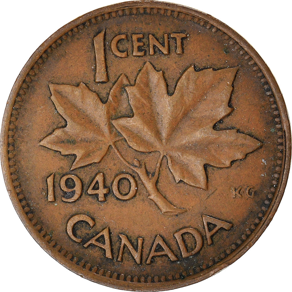 Coin, Canada, Cent, 1940