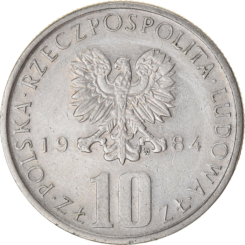 Moneta, Polska, 10 Zlotych, 1984