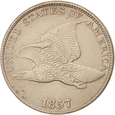 United States, Flying Eagle Cent, 1857, U.S. Mint, Philadelphia, AU, KM:85