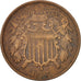 Coin, United States, 2 Cents, 1867, U.S. Mint, Philadelphia, EF(40-45)
