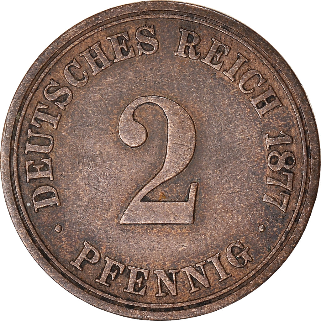 Coin, GERMANY - EMPIRE, 2 Pfennig, 1877