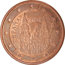 Moneda, España, 5 Euro Cent, 2008