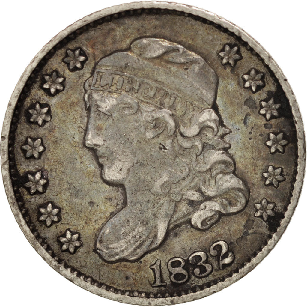 United States, Liberty Cap Half Dime, 1832, U.S. Mint, EF, KM:47