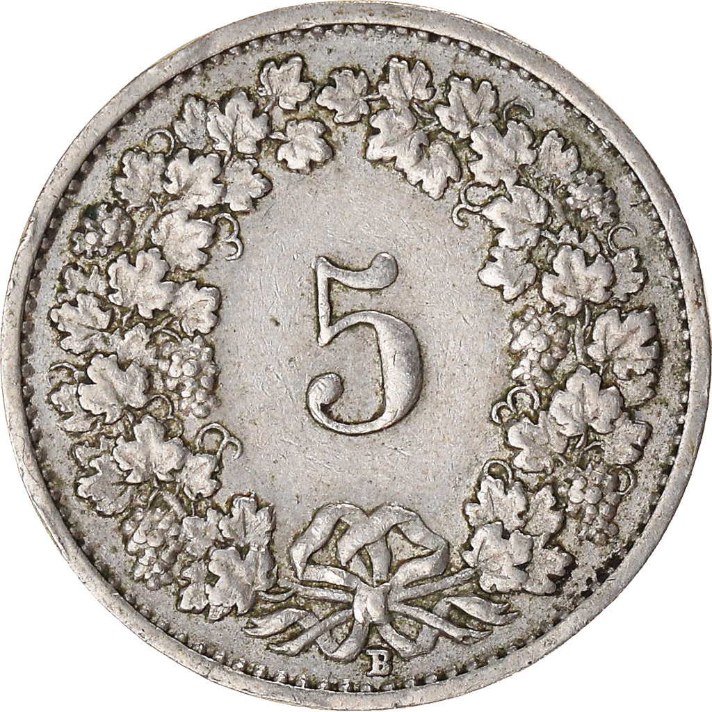 Moneta, Svizzera, 5 Rappen, 1951