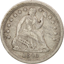 Stati Uniti, Seated Liberty Half Dime, Half Dime, 1840, U.S. Mint, New Orlean...