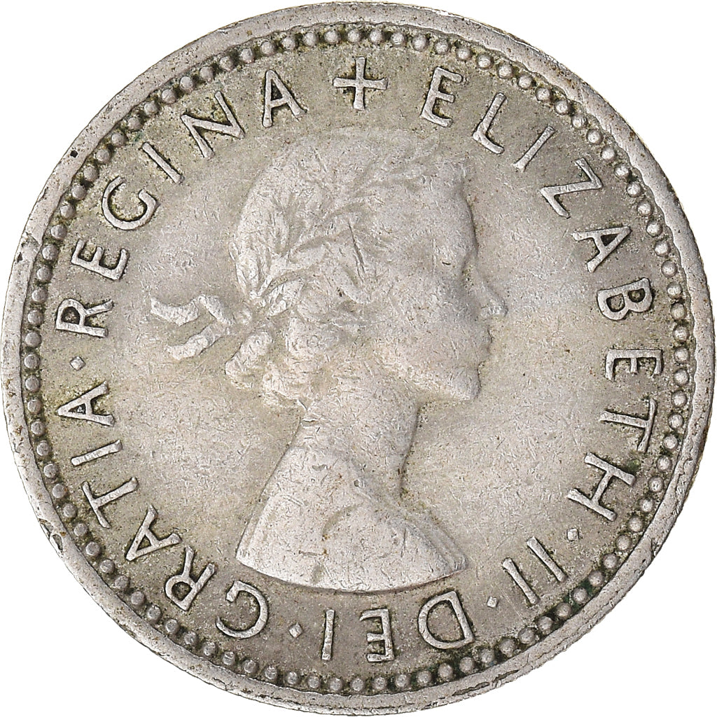 Moneda, Gran Bretaña, 6 Pence, 1961