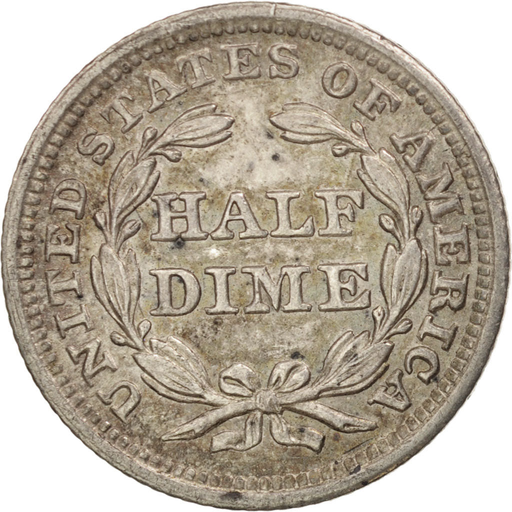 États-Unis, Seated Liberty Half Dime, 1842, Philadelphia, TTB+, KM:6