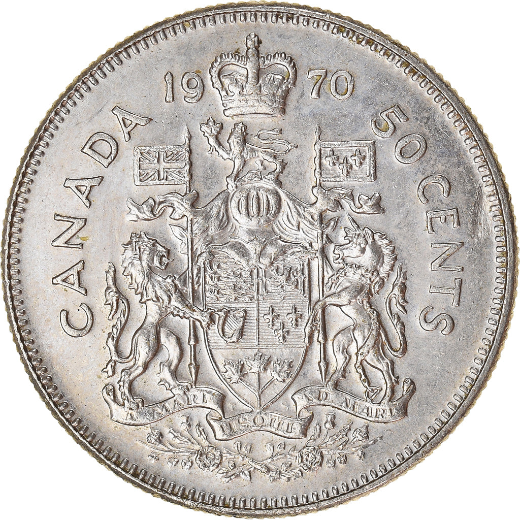 Monnaie, Canada, 50 Cents, 1970