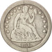 Stati Uniti, Seated Liberty Dime, Dime, 1841, U.S. Mint, New Orleans, B+, Arg...