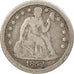 Coin, United States, Seated Liberty Dime, Dime, 1852, U.S. Mint, Philadelphia
