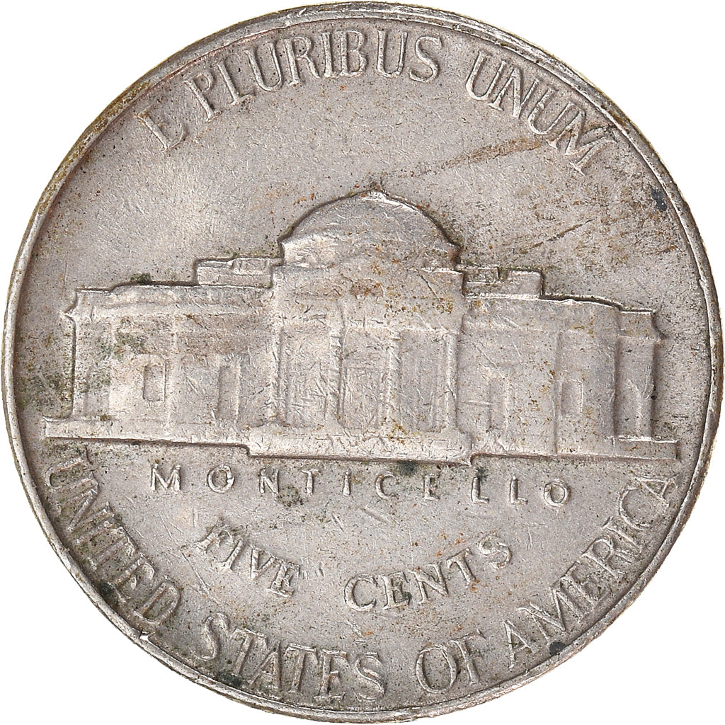 Monnaie, États-Unis, 5 Cents, 1955