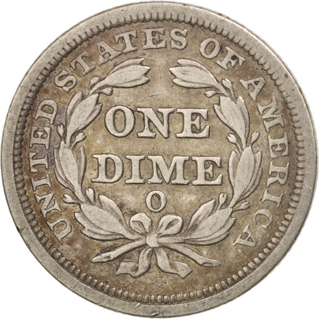 Vereinigte Staaten, Seated Liberty Dime, 1857, New Orleans, EF, KM:A63.2