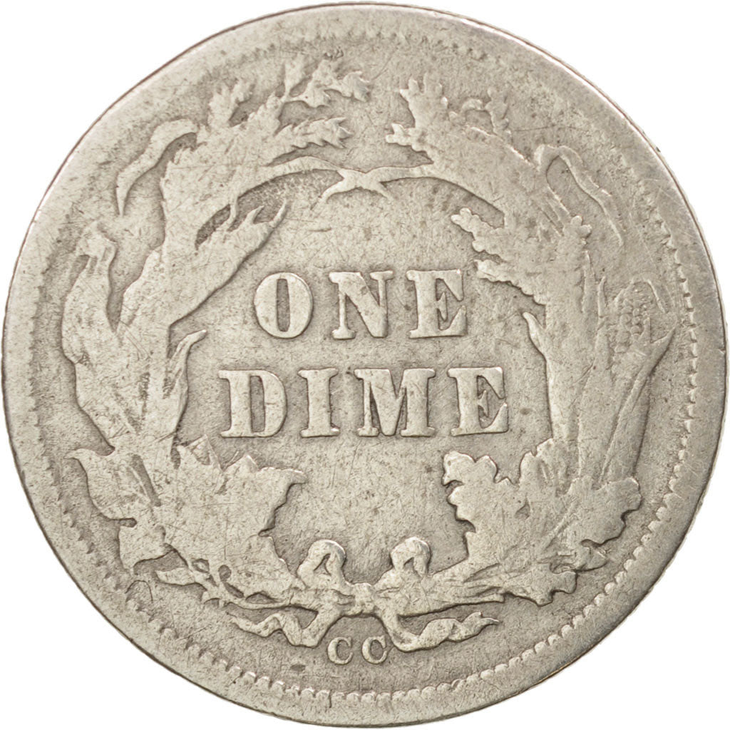 Stati Uniti, Seated Liberty Dime, Dime, 1877, U.S. Mint, Carson City, MB+, Ar...
