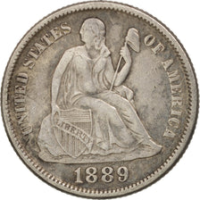 Stati Uniti, Seated Liberty Dime, Dime, 1889, U.S. Mint, Philadelphia, BB, Ar...
