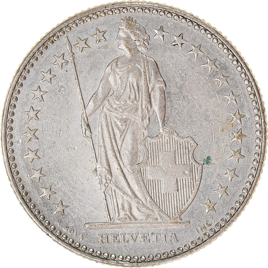 Moneta, Svizzera, 2 Francs, 1987