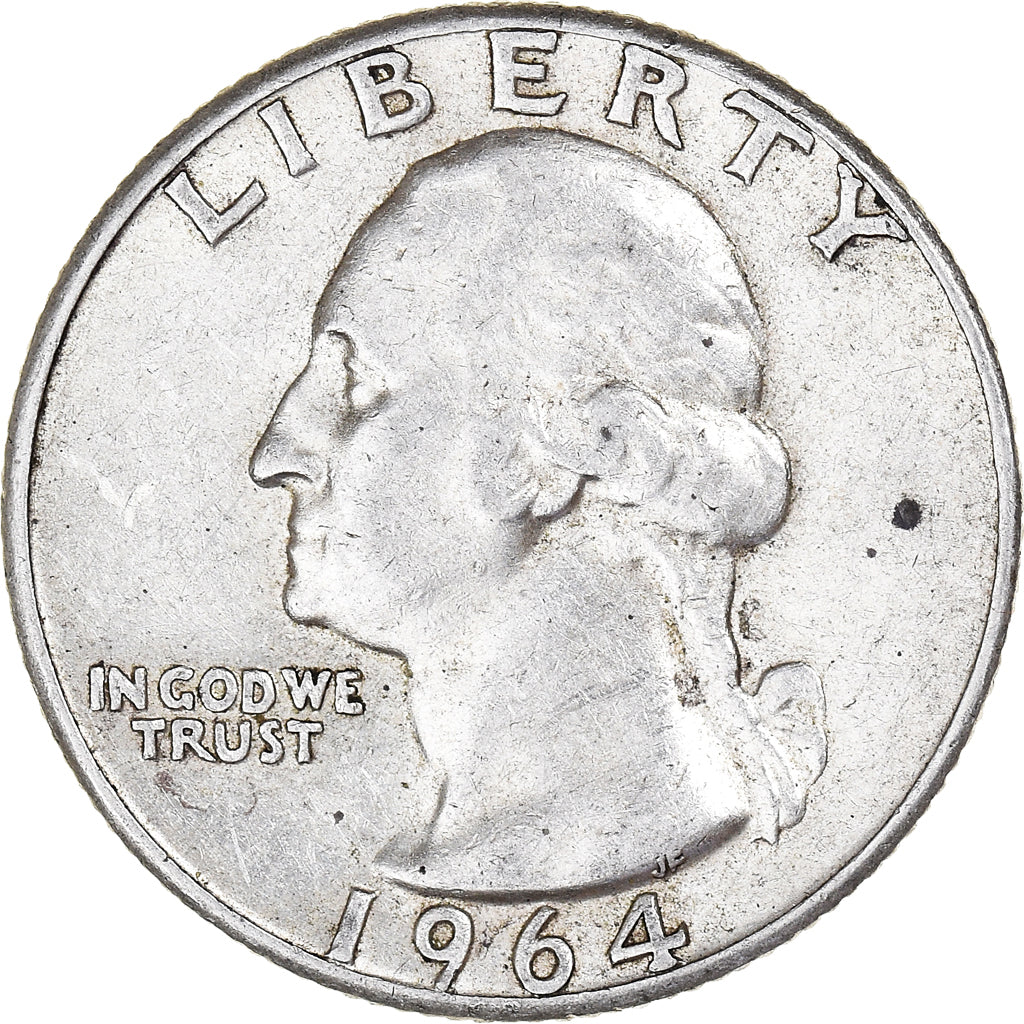Monnaie, États-Unis, Washington Quarter, Quarter, 1964, U.S. Mint