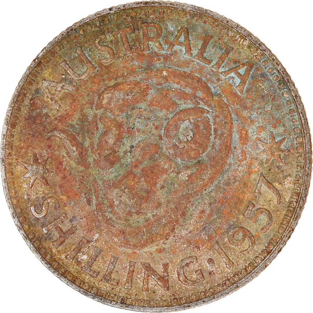 Monnaie, Australie, Shilling, 1957