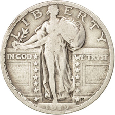 Stati Uniti, Standing Liberty Quarter, Quarter, 1919, U.S. Mint, Philadelphia...