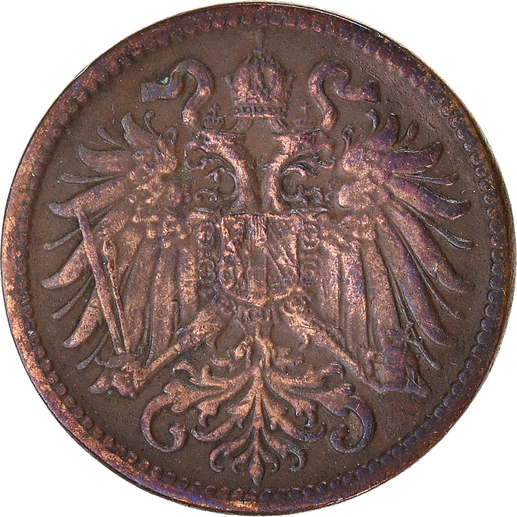 Münze, Österreich, 2 Heller, 1909