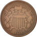 Vereinigte Staaten, 2 Cents, 1865, U.S. Mint, Philadelphia, VF(30-35), KM:94