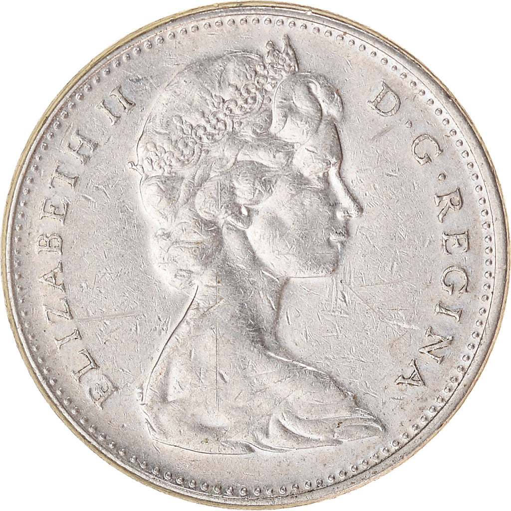 Coin, Canada, 5 Cents, 1965