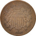 États-Unis, 2 Cents, 1869, U.S. Mint, Philadelphia, TB, Copper-Tin-Zinc, KM:94