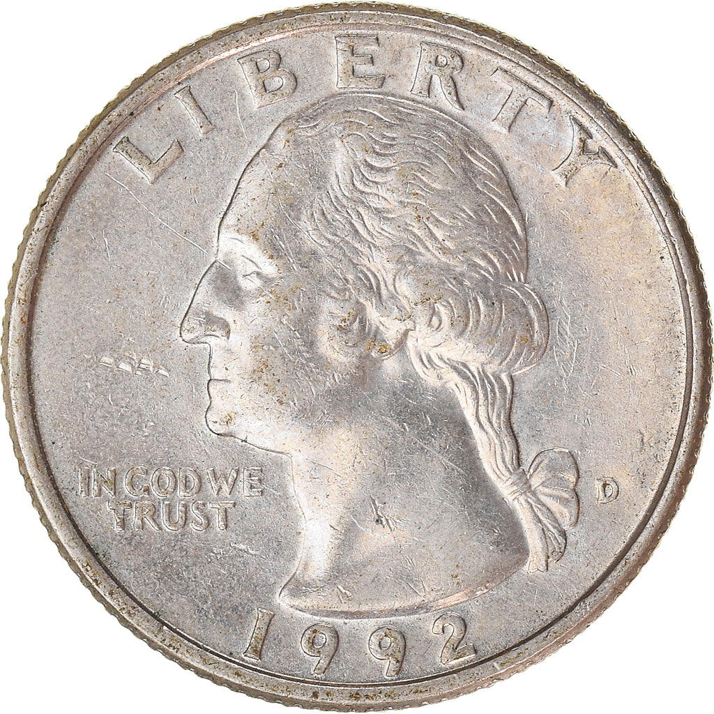 Moneda, Estados Unidos, Quarter, 1992