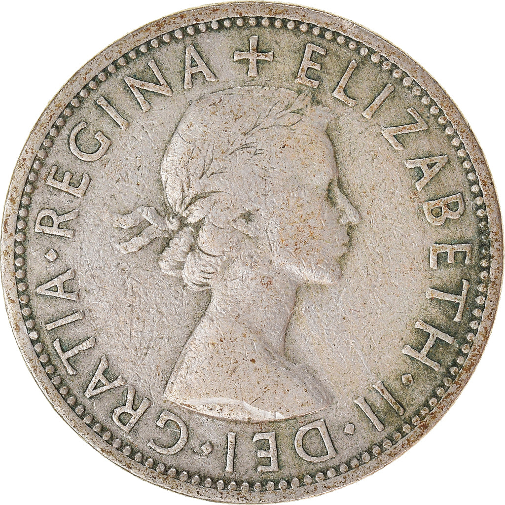 Moneta, Wielka Brytania, 2 Shillings, 1955