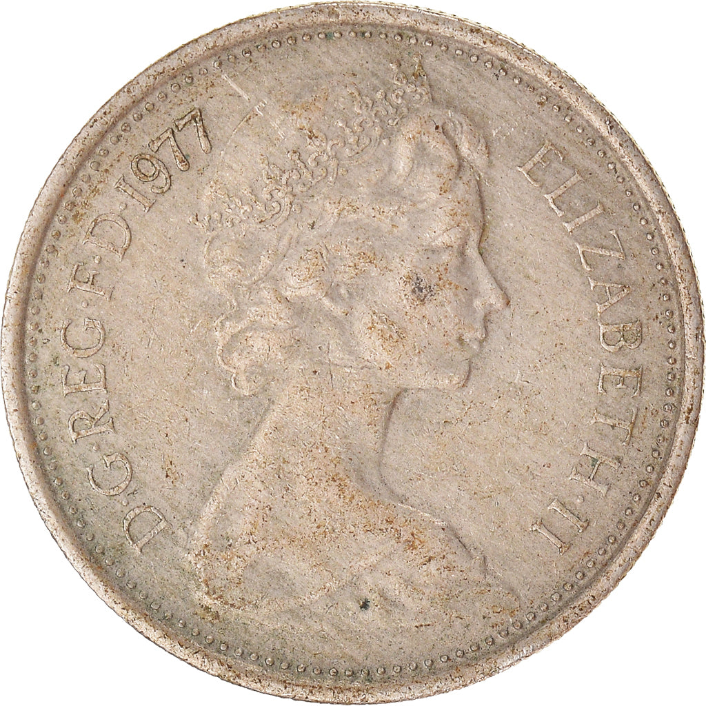 Münze, Großbritannien, 5 New Pence, 1977