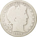 États-Unis, Barber Half Dollar, 1899, New Orleans, AB+, KM:116