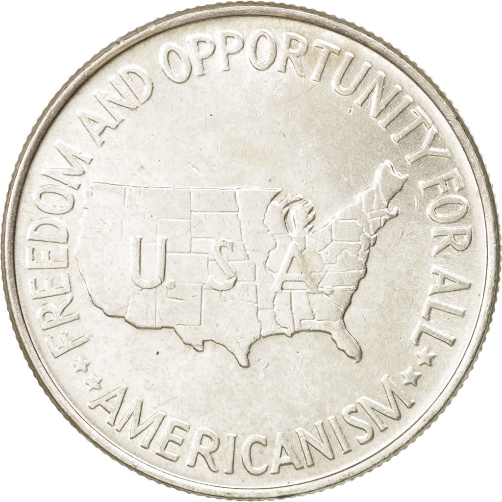 Stati Uniti, Half Dollar, 1952, U.S. Mint, Philadelphia, SPL, Argento, KM:200