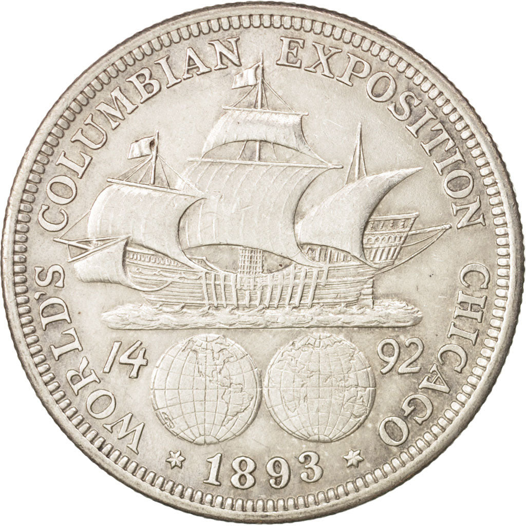 United States, Half Dollar, 1893, U.S. Mint, Philadelphia, AU(55-58), KM:117