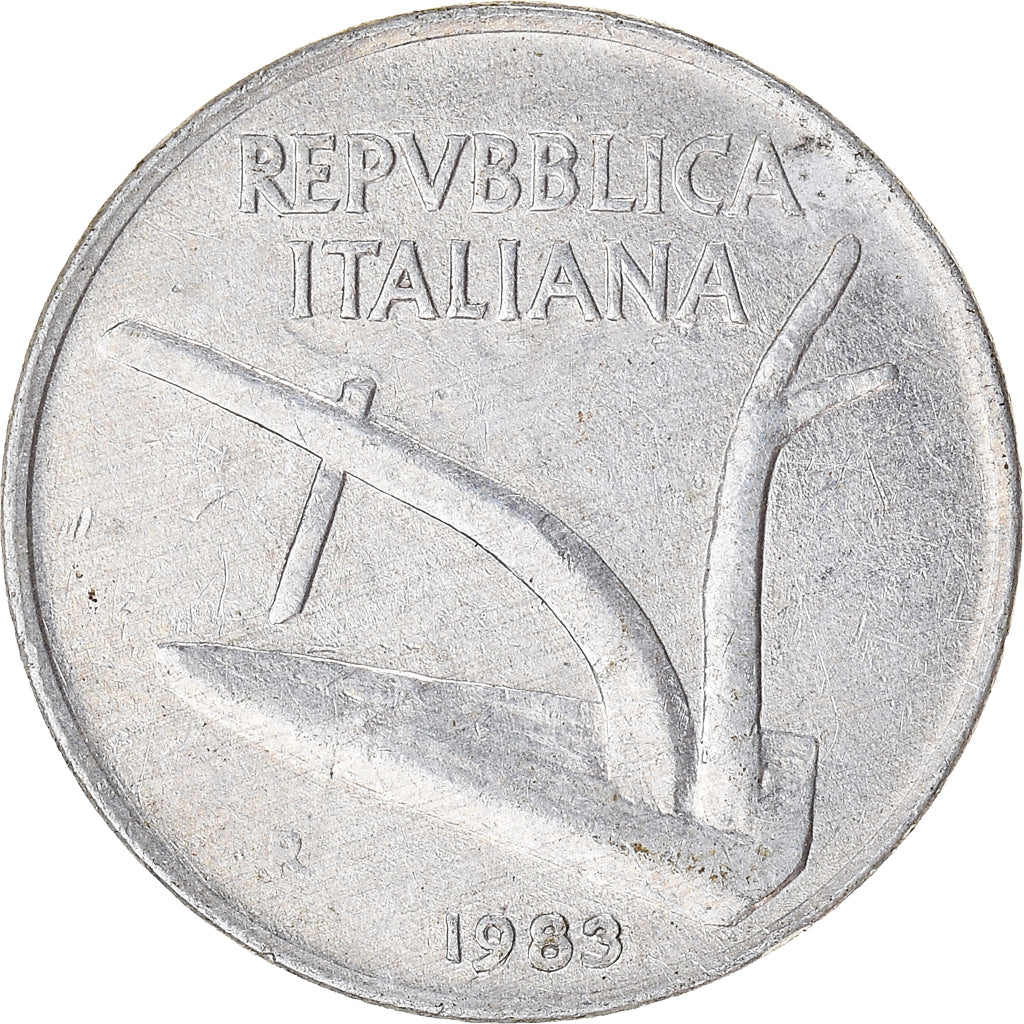 Coin, Italy, 10 Lire, 1983