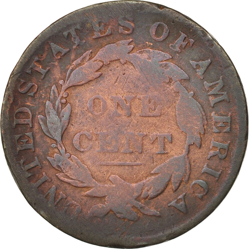 États-Unis, Coronet Cent, 1829, U.S. Mint, Philadelphia, B+, Cuivre, KM:45