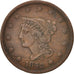 Munten, Verenigde Staten, Braided Hair Cent, Cent, 1842, U.S. Mint