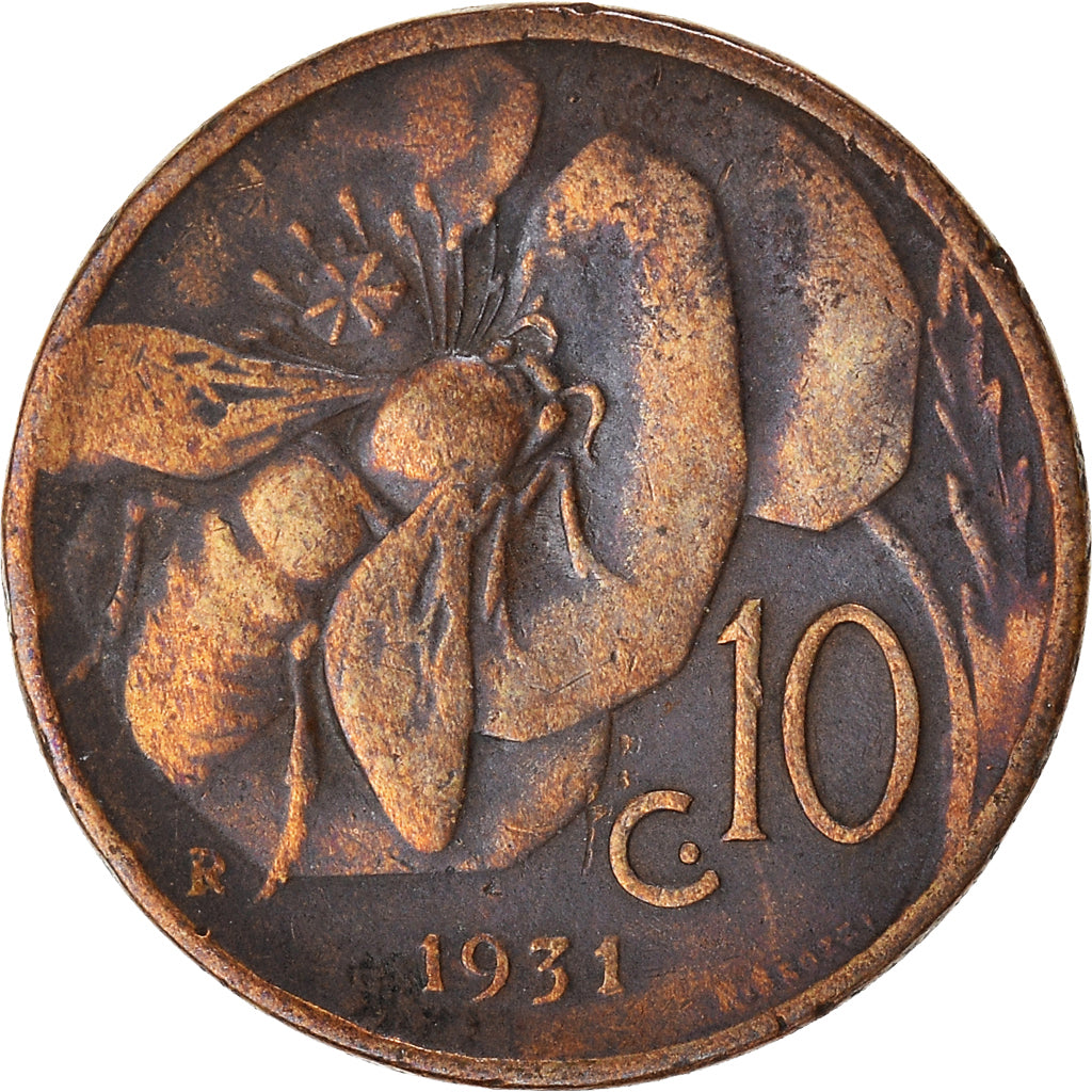 Munten, Italië, 10 Centesimi, 1931
