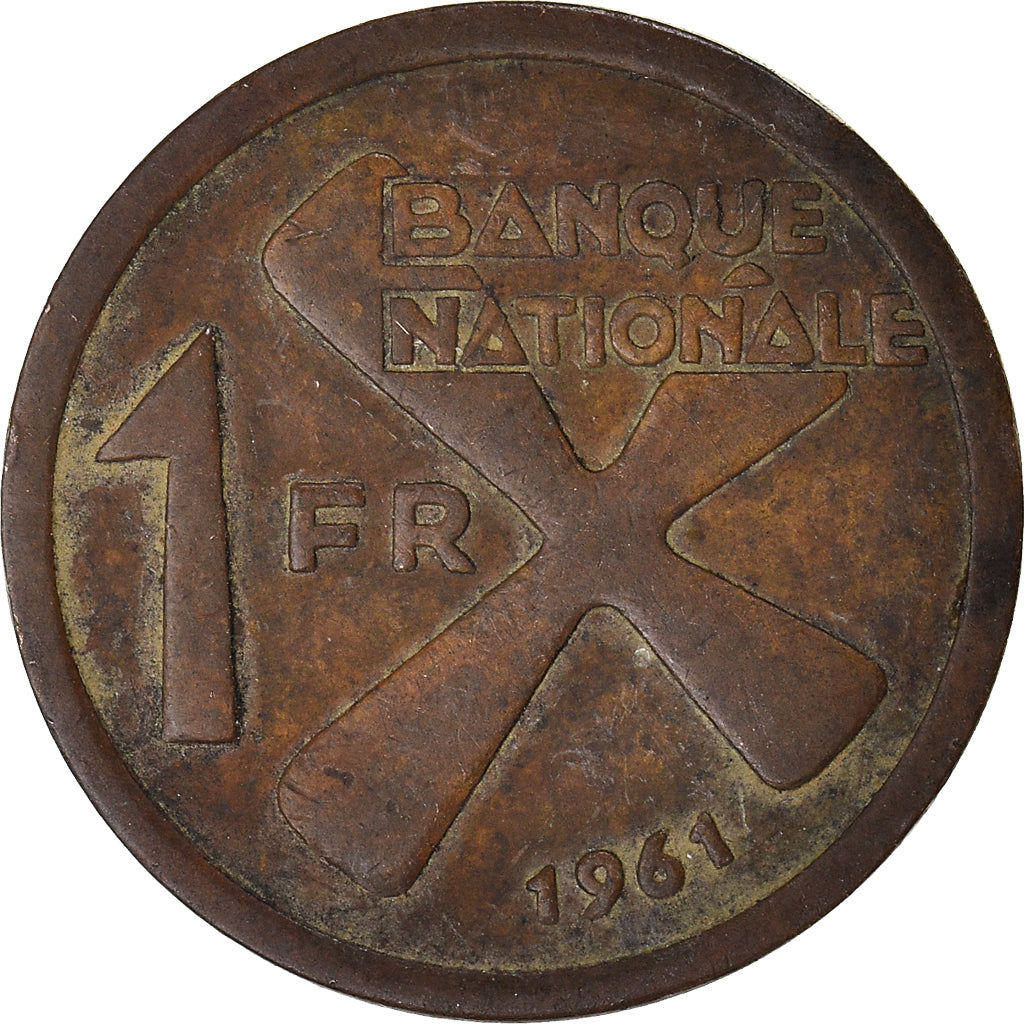 Coin, Katanga, Franc, 1961