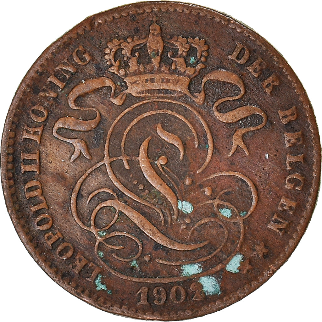 Munten, België, Centime, 1902
