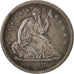 États-Unis, Seated Liberty Half Dime, 1838, Philadelphia, TB+, KM:62.1