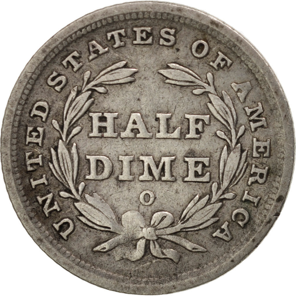 États-Unis, Seated Liberty Half Dime, 1840, New Orleans, TB, KM:62.1