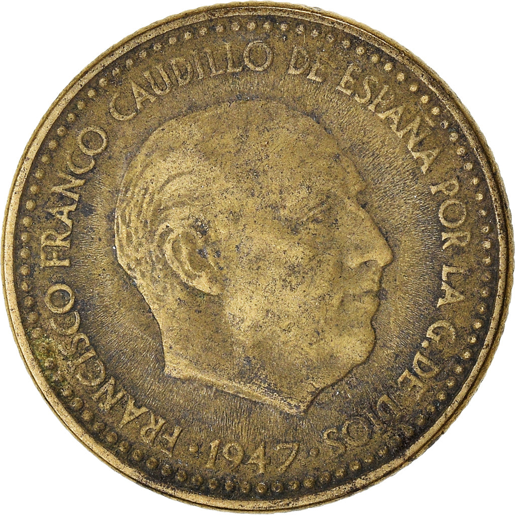 Monnaie, Espagne, Peseta, 1947