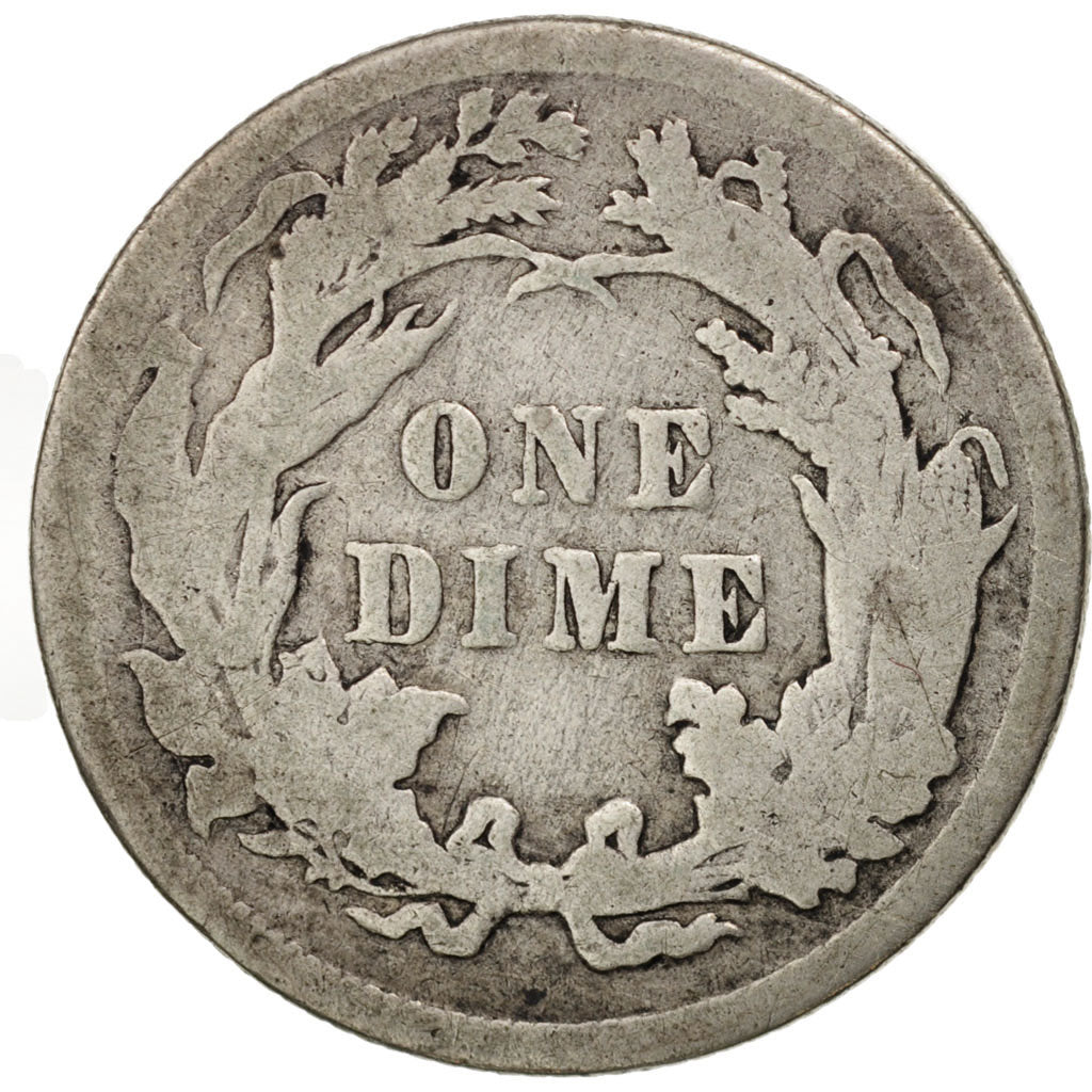 Coin, United States, Seated Liberty Dime, Dime, 1890, U.S. Mint, Philadelphia