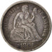 Coin, United States, Seated Liberty Dime, Dime, 1891, U.S. Mint, Philadelphia