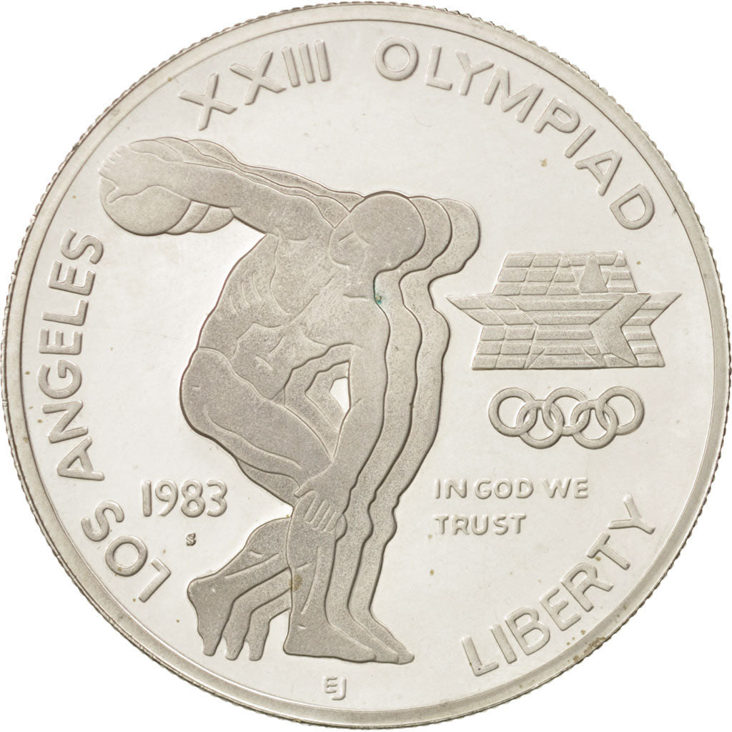 Stati Uniti, Dollar, 1983, U.S. Mint, San Francisco, SPL, Argento, KM:209
