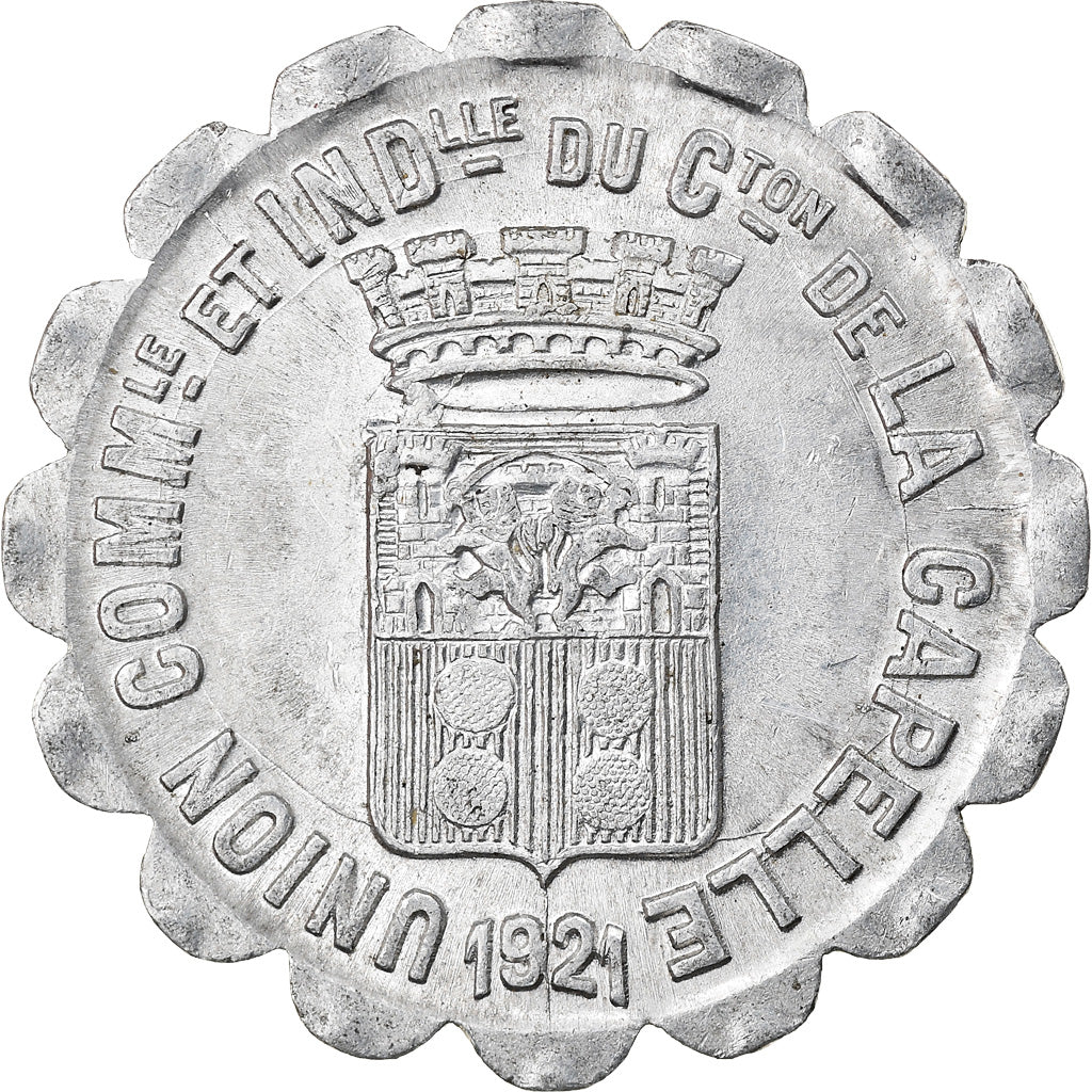Coin, France, Union Commerciale et Industrielle, La Capelle, 10 Centimes, 1921
