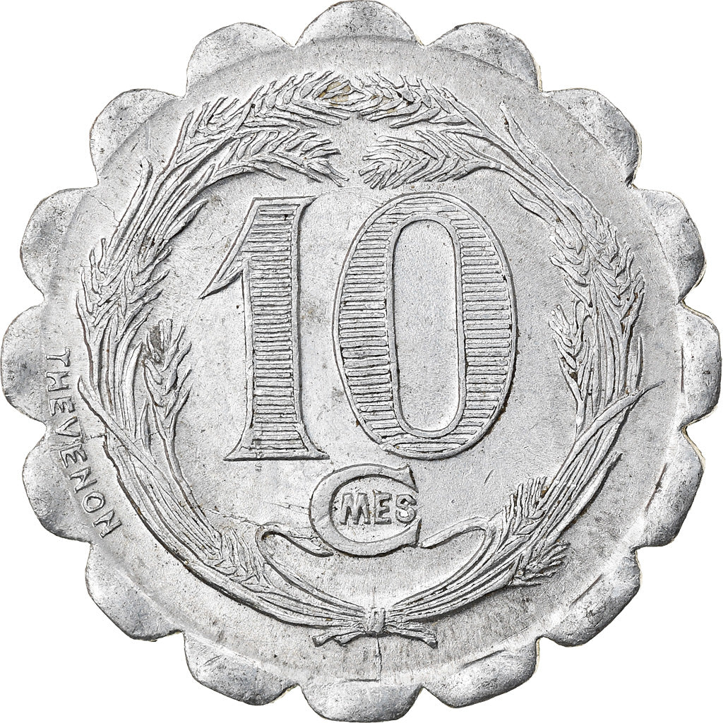 Coin, France, Union Commerciale et Industrielle, La Capelle, 10 Centimes, 1921